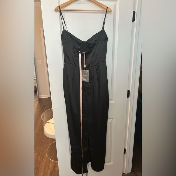 House of CB - Stefania corset dress black size L+ new - Picture 4 of 4